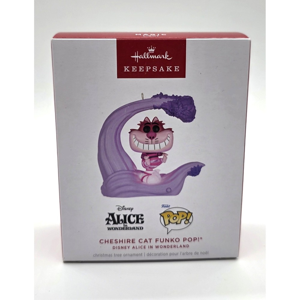 2024 Hallmark Disney‎ Cheshire Cat Funko Pop Alice In Wonderland Keepsake New